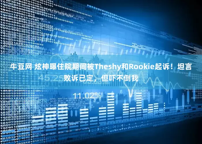 牛豆网 炫神曝住院期间被Theshy和Rookie起诉！坦言败诉已定，但吓不倒我